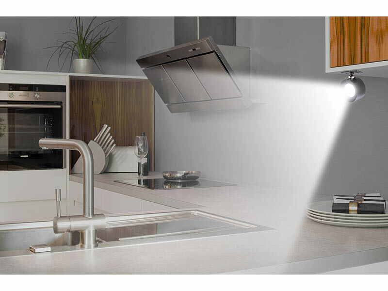 ; LED-Akku-Tischlampen mit PIR-Sensor 